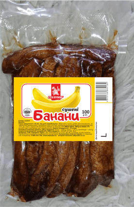 Банани сушені, 100г