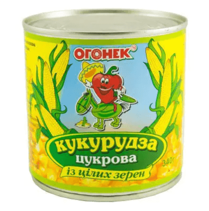 Кукурудза цукрова, 340г