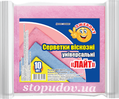 Салфетки вискозные универсальные 10шт ТМ "Джекпот"