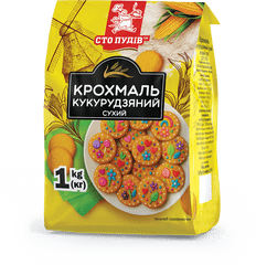 Крахмал кукурузный ТМ "Сто пудов", 1кг