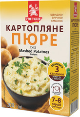 Пюре картофельное сухое ТМ "Сто пудов", 200 г