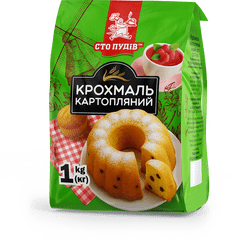 Крохмаль картопляний ТМ "Сто пудів", 1 кг